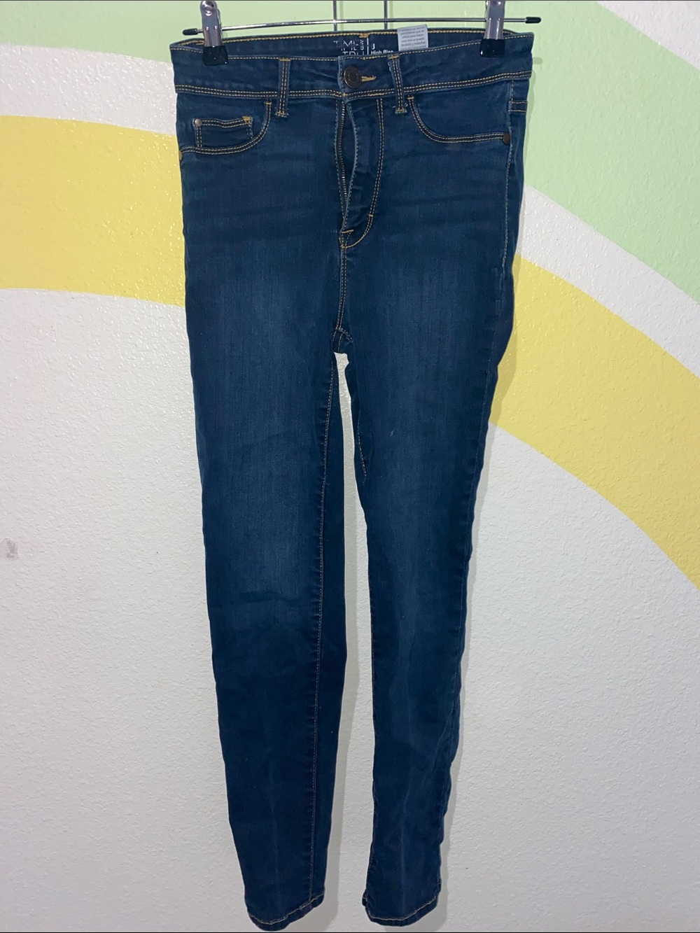 Time and Tru Dark Blue Skinny Jeans